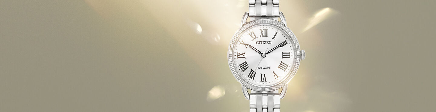 Shop all Women's Classic styles. Banner image featuring Coin Edge model EM1050-56A.
